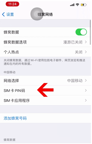 方正苹果14维修网分享如何给iPhone14的SIM卡设置密码 