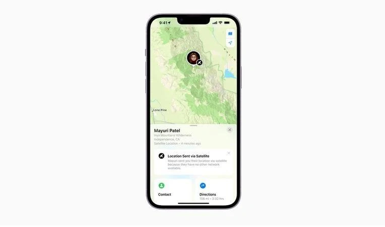 方正苹果14维修分享iPhone14系列中 FindMy功能通过卫星分享位置方法教程 