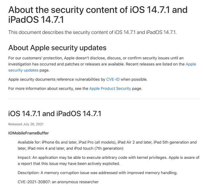 方正苹果手机维修分享iOS 14.7.1 正式版更新内容及升级方法 